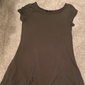 Army Green Tshirt Dress